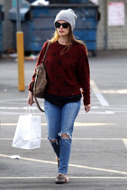RACHEL BILSON Out Shopping in Studio City 12/28/2017