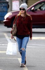 RACHEL BILSON Out Shopping in Studio City 12/28/2017