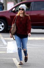 RACHEL BILSON Out Shopping in Studio City 12/28/2017