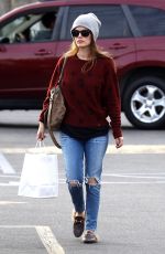 RACHEL BILSON Out Shopping in Studio City 12/28/2017