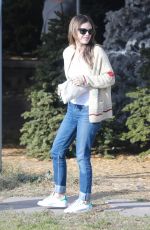 RACHEL BILSON Shopping for a Christmas Tree in Toluca Lake 12/18/2017