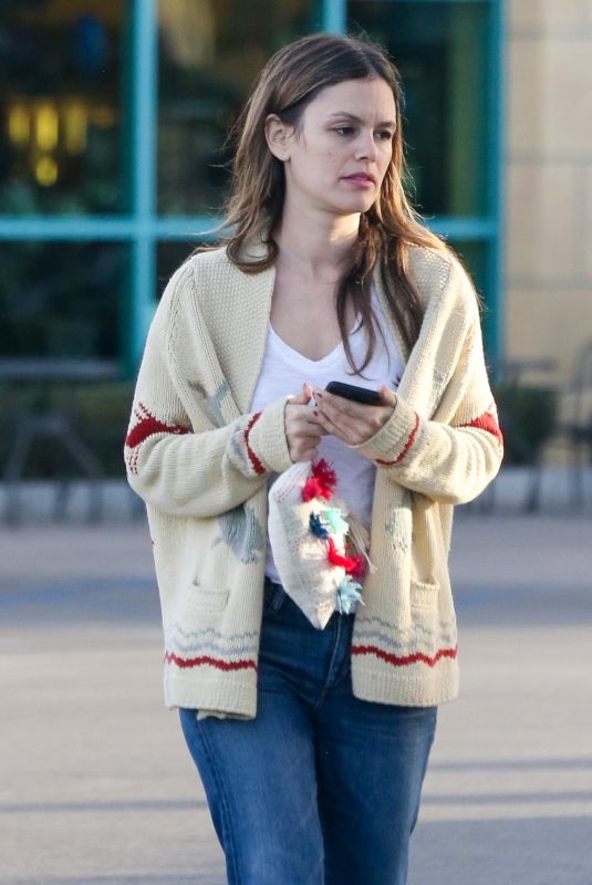 RACHEL BILSON Shopping for a Christmas Tree in Toluca Lake 12/18/2017