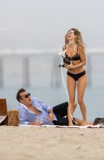 RACHEL MCCORD in Bikini on the Beach in Malibu 12/30/2017