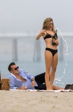 RACHEL MCCORD in Bikini on the Beach in Malibu 12/30/2017