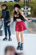 RACHEL MCCORD Out Ice Skating in Calabasas 12/19/2017
