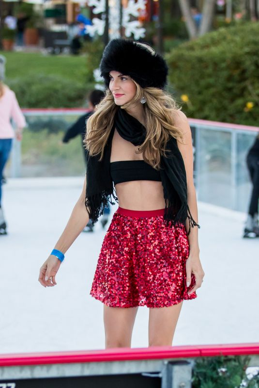 RACHEL MCCORD Out Ice Skating in Calabasas 12/19/2017
