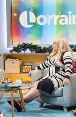 REBEL WILSON at Lorraine Show in London 12/20/2017