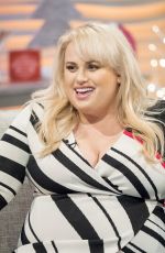 REBEL WILSON at Lorraine Show in London 12/20/2017