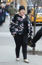 REBEL WILSON Out in New York 12/22/2017