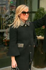 REESE WITHERSPOON Leaves Her Hotel in New York 11/28/2017