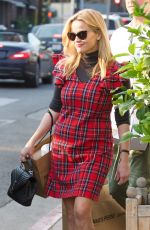 REESE WITHERSPOON Out Shopping in Brentwood 12/16/2017