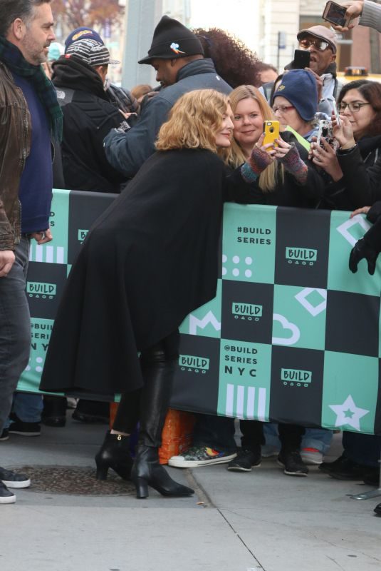 RENE RUSSO Arrives at Build Series in New York 12/04/2017