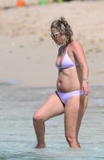 RHEA DURHAM in Bikini at a Beach in Barbados 12/28/2017