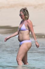 RHEA DURHAM in Bikini at a Beach in Barbados 12/28/2017