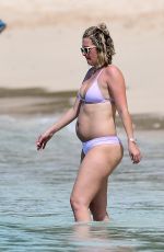 RHEA DURHAM in Bikini at a Beach in Barbados 12/28/2017