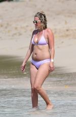 RHEA DURHAM in Bikini at a Beach in Barbados 12/28/2017