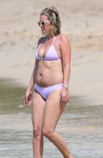RHEA DURHAM in Bikini at a Beach in Barbados 12/28/2017