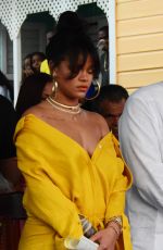 RIHANNA at Opening Ceremony of New Road Named Rihanna Drive in Barbados 11/30/2017