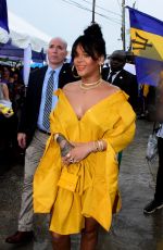 RIHANNA at Opening Ceremony of New Road Named Rihanna Drive in Barbados 11/30/2017