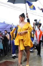 RIHANNA at Opening Ceremony of New Road Named Rihanna Drive in Barbados 11/30/2017