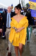 RIHANNA at Opening Ceremony of New Road Named Rihanna Drive in Barbados 11/30/2017