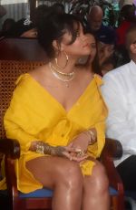 RIHANNA at Opening Ceremony of New Road Named Rihanna Drive in Barbados 11/30/2017