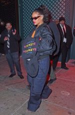 RIHANNA Night Out in New York 12/09/2017