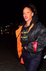 RIHANNA Night Out in New York 12/09/2017