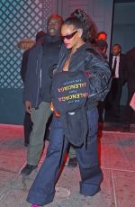 RIHANNA Night Out in New York 12/09/2017