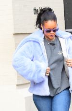 RIHANNA Out and About in New York 12/09/2017