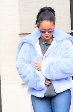 RIHANNA Out and About in New York 12/09/2017