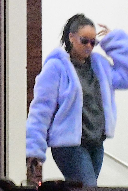 RIHANNA Out and About in New York 12/09/2017