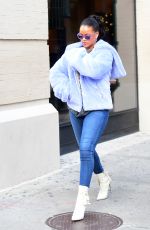 RIHANNA Out and About in New York 12/09/2017