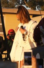 RIHANNA Performs at TDE Annual Christmas Concert in Watts 12/21/2017