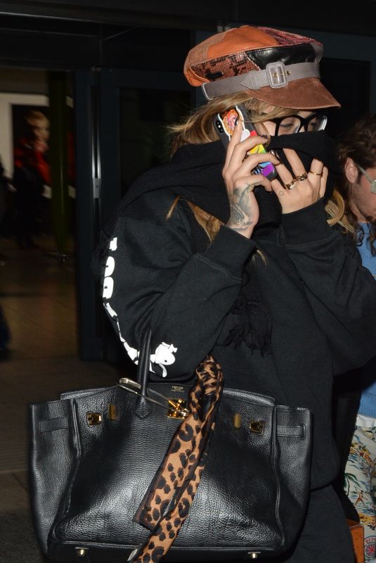 RITA ORA Arrives at Heathrow Airport in London 12/08/2017