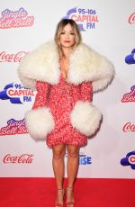 RITA ORA at Capital FM Jingle Bell Ball in London 12/09/2017