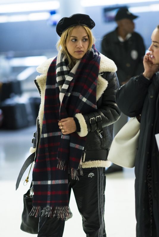 RITA ORA at JFK Airport in New York 12/18/2017