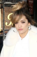 RITA ORA Leaves Her Hotel in New York 12/07/2017