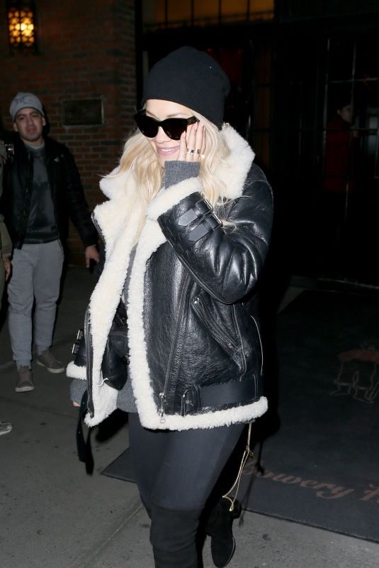 RITA ORA Leaves Her Hotel in New York 12/21/2017