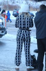 RITA ORA Out and About in Aspen 12/28/2017