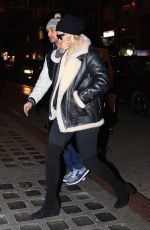 RITA ORA Shopping at Prada Store in London 12/21/2017