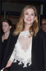 ROSAMUND PIKE Night Out in New York 12/17/2017