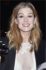 ROSAMUND PIKE Night Out in New York 12/17/2017