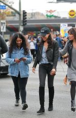 ROSARIO DAWSON Out Protesting in Los Angeles 12/20/2017