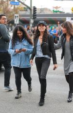 ROSARIO DAWSON Out Protesting in Los Angeles 12/20/2017