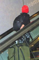 ROSE MCGOWAN at LAX Airport 12/26/2017