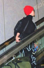 ROSE MCGOWAN at LAX Airport 12/26/2017