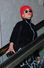 ROSE MCGOWAN at LAX Airport 12/26/2017