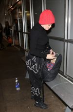 ROSE MCGOWAN at LAX Airport 12/26/2017