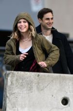 ROSE REYNOLDS on the Set of Once Upon a Time, Season 7 in Vancouver 12/21/2017